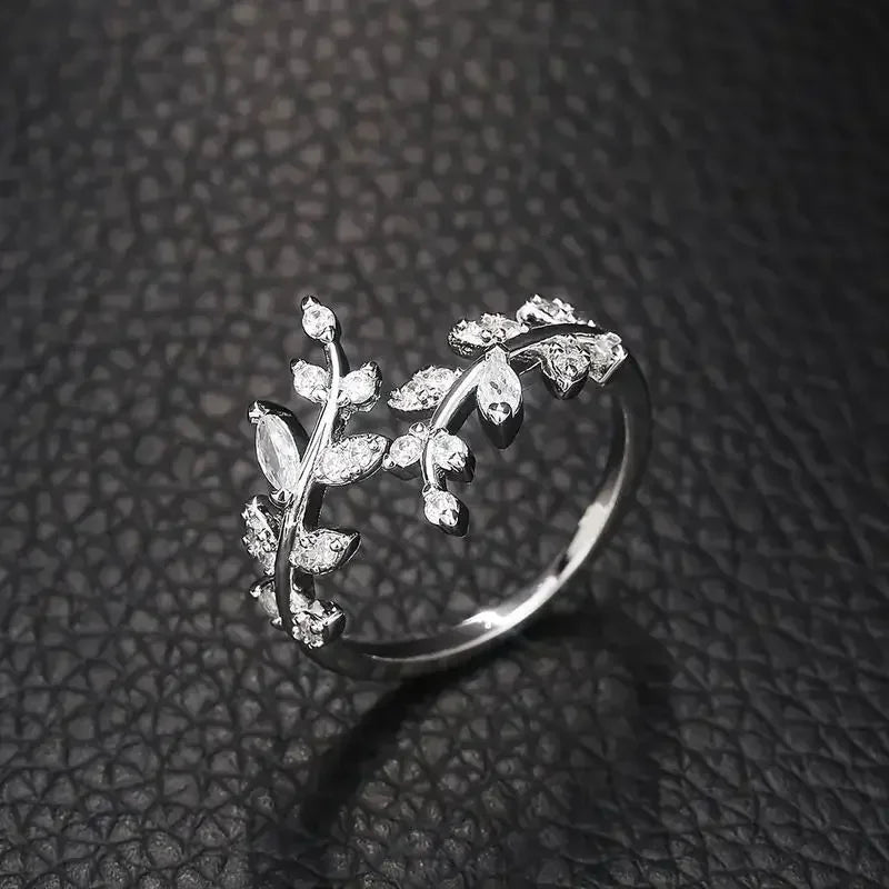 Whispering Branch Sterling Ring