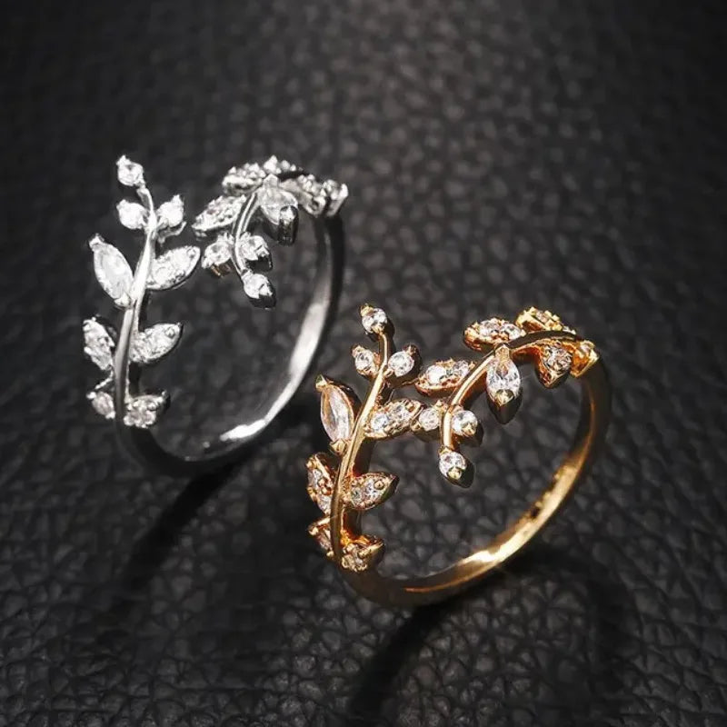 Whispering Branch Sterling Ring